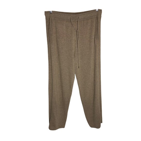 Gobi 100% Cashmere Straight Leg Neutral Lounge Pants-sz 2XL - Picture 4 of 12